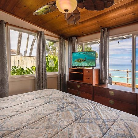 Hawaii Oceanfront Beach House Paradise On The Beach Family Activities Haleiwa Esterno foto