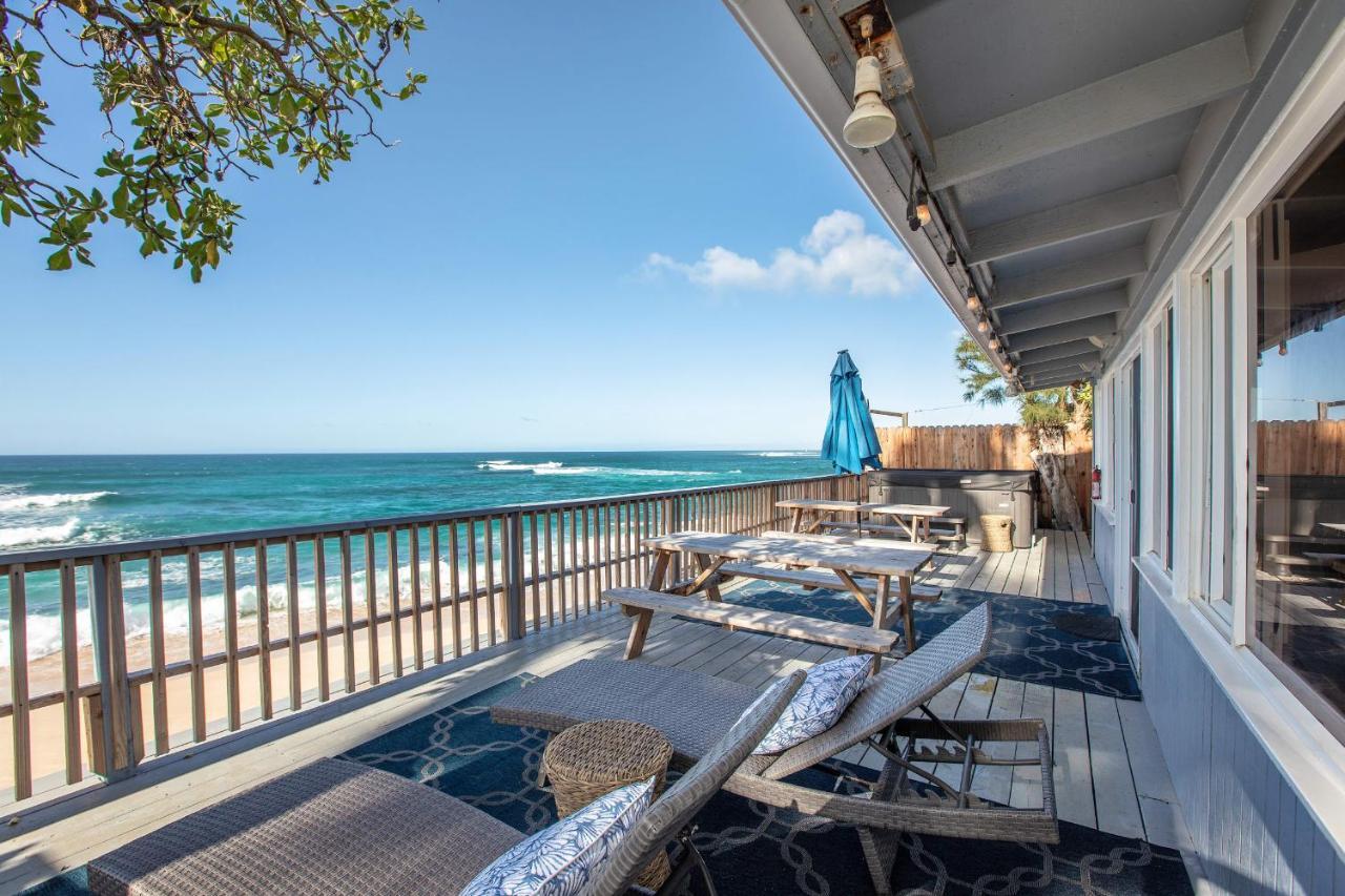 Hawaii Oceanfront Beach House Paradise On The Beach Family Activities Haleiwa Esterno foto
